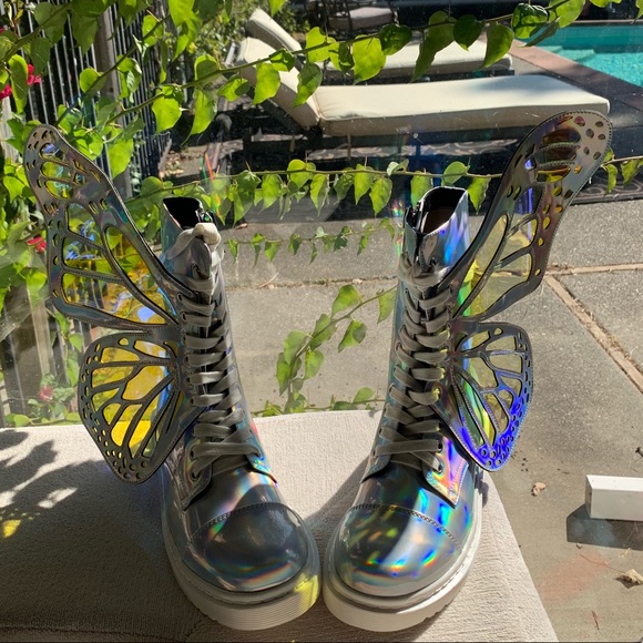 Club EXX Silver Butterfly🦋 Booties sizes 5, 7 & 8 - Picture 2 of 7